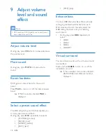 Preview for 20 page of Philips FWT6600 User Manual