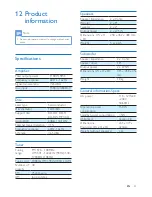 Preview for 25 page of Philips FWT6600 User Manual