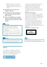 Preview for 5 page of Philips FWT6600X User Manual