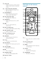 Preview for 8 page of Philips FWT6600X User Manual