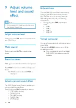 Preview for 20 page of Philips FWT6600X User Manual