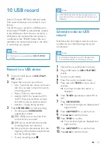 Preview for 21 page of Philips FWT6600X User Manual