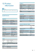 Preview for 25 page of Philips FWT6600X User Manual