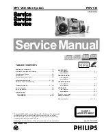 Philips FWV135 Service Manual preview