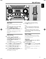 Preview for 21 page of Philips FWV182 User Manual