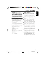 Preview for 7 page of Philips FWV780 User Manual