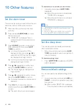 Preview for 22 page of Philips FX70 User Manual