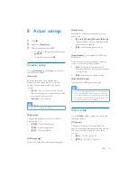 Preview for 25 page of Philips FXD58 User Manual