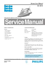 Philips GC 2015 Service Manual preview