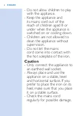 Preview for 8 page of Philips GC5000 series User Manual