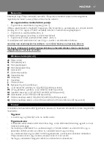 Предварительный просмотр 47 страницы Philips GC6400 SERIES User Manual