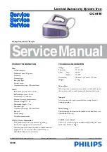 Preview for 1 page of Philips GC6440 Service Manual