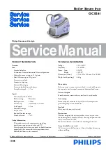 Philips GC8261 Service Manual preview