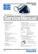 Preview for 1 page of Philips GC922 Service Manual