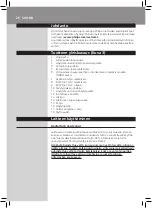 Предварительный просмотр 24 страницы Philips GC9600 SERIES User Manual