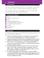 Preview for 6 page of Philips Geometricks 8 in 1 HP4696 User Manual