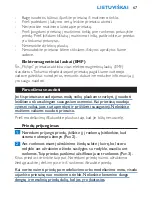 Preview for 67 page of Philips GirlGLAM HP4680 User Manual