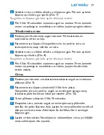 Preview for 77 page of Philips GirlGLAM HP4680 User Manual