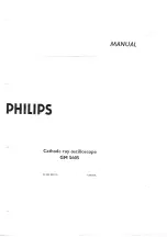 Предварительный просмотр 1 страницы Philips GM 5605 Manual