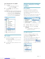 Предварительный просмотр 32 страницы Philips Go GEAR SA4VBE04 User Manual