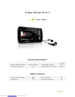 Предварительный просмотр 1 страницы Philips GoGear Ariaz 2 User Manual