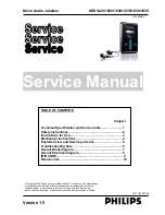 Philips GoGear HDD1420 Service Manual preview