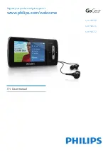 Preview for 1 page of Philips GoGear Muse SA1MUS16K/02 User Manual