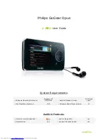 Philips GoGear Opus User Manual предпросмотр