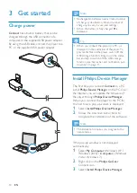 Предварительный просмотр 10 страницы Philips gogear PI5000316 User Manual