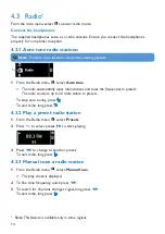 Preview for 18 page of Philips GoGear RaGa SA1926 User Manual