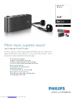 Preview for 1 page of Philips GoGear SA018102K Manual