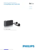 Philips GOGEAR SA018302 User Manual предпросмотр