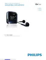 Предварительный просмотр 1 страницы Philips GoGear SA028202 User Manual