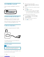 Предварительный просмотр 12 страницы Philips GoGear SA028202 User Manual