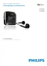 Philips GoGear SA028302 User Manual предпросмотр