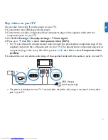 Preview for 11 page of Philips GoGear SA054 Quick Start Manual