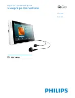 Предварительный просмотр 1 страницы Philips GOGEAR SA080308 User Manual