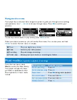 Предварительный просмотр 10 страницы Philips GoGear SA1305 User Manual