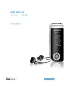 Предварительный просмотр 1 страницы Philips GoGear SA170/93 User Manual