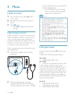 Preview for 13 page of Philips GoGear SA1MUS08 User Manual