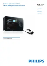 Philips GoGear SA1OPS08 User Manual preview