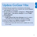 Preview for 19 page of Philips GoGear SA1VBE04 4GB Quick Start Manual