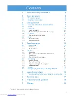 Preview for 3 page of Philips GoGear SA2312 Owner'S Manual