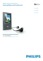 Philips GoGear SA2ARA04 User Manual preview