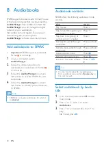 Preview for 21 page of Philips GoGear SA2ARA04 User Manual