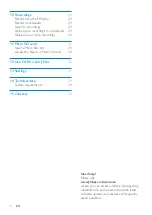 Preview for 3 page of Philips GoGear SA2CAM04 User Manual