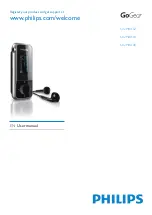 Philips GoGear SA2MXX02 User Manual предпросмотр