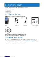 Preview for 8 page of Philips GoGear SA3020 User Manual