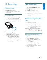 Preview for 39 page of Philips GoGear SA3ARA04 User Manual