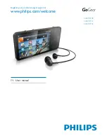 Philips GoGear SA3CNT08 User Manual preview